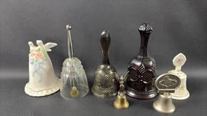 lot 184 image: Decorative Bells Lot Various Styles and Materials