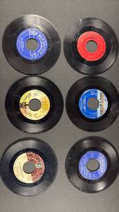 lot 193 image: Lot of 6 Classic HITS Vinyl 45 RPM Records