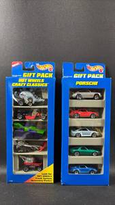 lot 195 image: Hot Wheels Gift Pack Crazy Classics and Porsche 2-Pack Lot
