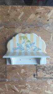 lot 274 image: (3) Wall Hanging Shelves