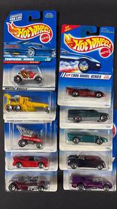 lot 431 image: 10) 1990s Hot Wheels in Original Blister Packs