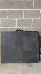 lot 512 image: 6 Foot Plastic Folding Table Sturdy, No Wobbles, Will Clean Up Nice