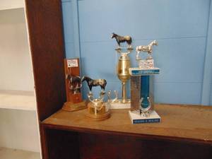 lot 3015 image: Selection of Horse Trophys