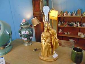 lot 3033 image: Colonial Lamp - Dated 1958