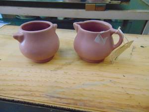 lot 3040 image: Rose Meade Cream and Sugar