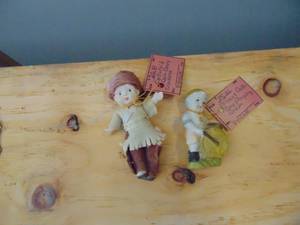 lot 3042 image: Celluloid and Bisque figures