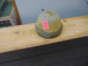 lot 3065 image: Reverse Painted Light Globe