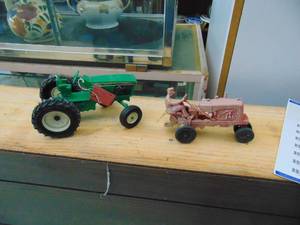 lot 3068 image: Pair of Toy Tractors - Auburn is a little rough
