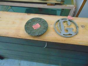 lot 3069 image: Brass Trivet and Aluminum G