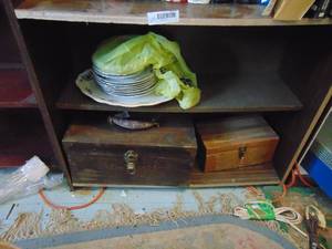 lot 3089 image: Pair of Wooden Boxes and more