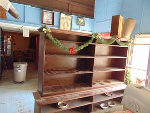 lot 3096 image: Large Cabinet - Hutch - 2 Piece - See Pictures for measurements