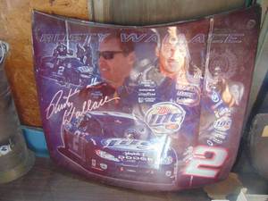 lot 3971 image: Rusty Wallace mini hood