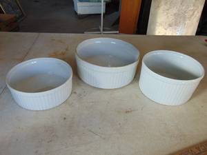 lot 3974 image: French casserole bowls