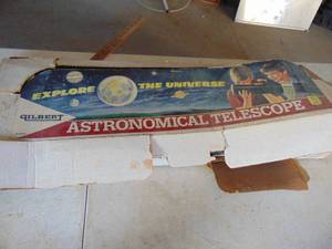 lot 3995 image: Gilbert telescope in box