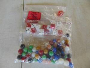 lot 3145 image: Marbles and Dice