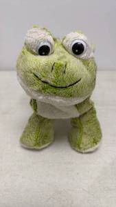 lot 16 image: Squishies Green Frog Plush Toy with Zipper Pouch