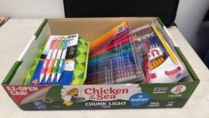 lot 61 image: Writing Supplies Lot Erasable Gel Pens, Pencils & Markers