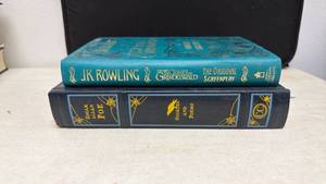 lot 67 image: JK Rowling The Crimes of Grindelwald (The Original Screenplay) & Edgar Allan Poe Stories and Poems