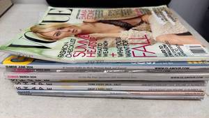 lot 68 image: Glamour and Vogue Fashion Magazines Lot of 9 Issues (2012-2017)