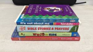 lot 164 image: Book Lot of 5 Childrens Religious Books including Secrets of the Vine and Its Not About Me