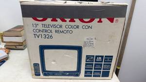 lot 189 image: Orion 13 Color Television TV1326 with Remote Control & Antenna