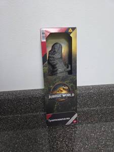 lot 256 image: Mattel Jurassic World Rebirth Tyrannosaurus rex Dinosaur Figure 10 inches