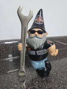 lot 313 image: Harley-Davidson Genuine Motorcycles Gnome Figurine with Wrench