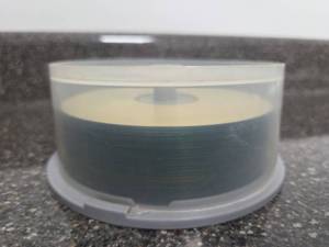 lot 347 image: Sony Recordable DVD Spindle Case with Discs