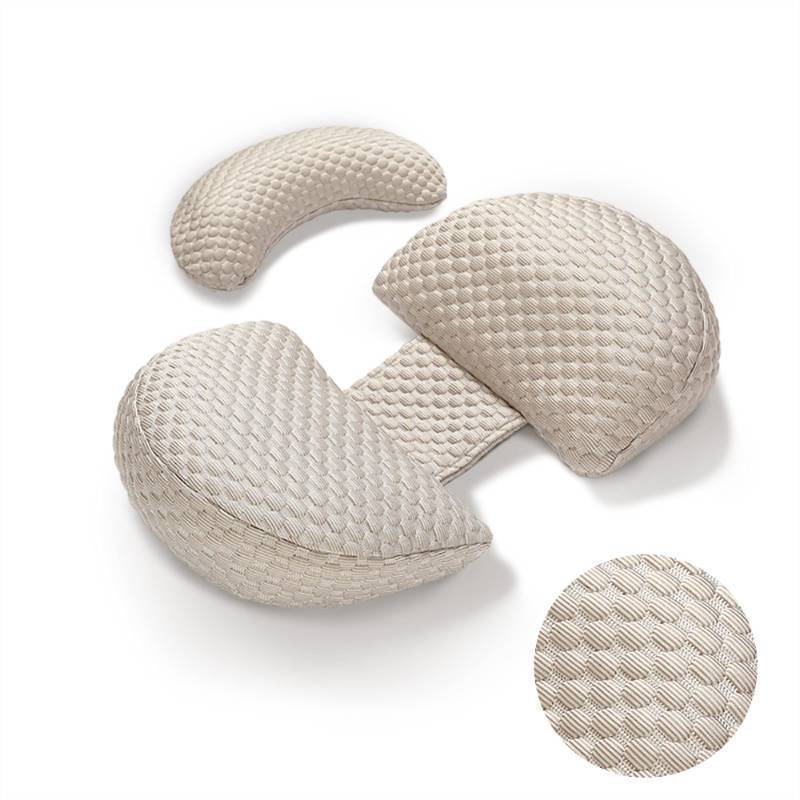 lot 1116 image: taynoes Pregnancy Pillows Cooling for Sleeping, Maternity Pillows, Detachable and Adjustable Double-Sided Support for Pregnant Women Back, Belly, Stomach,Hip Pregnancy Must Haves (Coffee) Retail $22