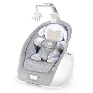 lot 45 image: Ingenuity Infant to Toddler Rocker and Baby Bouncer Seat - Cuddle Lamb - Retail $97