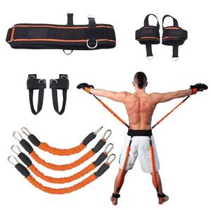 lot 1160 image: Sunsign Speed and Agility Resistance Bands Trainer for Vertical Jump Squat Boxing MMA Taekwondo Karate Bounce Softball Baseball Basketball Volleyball Football Training��Orange�� - Retail $40