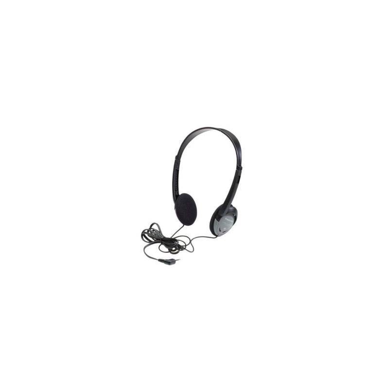 lot 2019 image: Panasonic Headphones, on ear, light weight wXBS for extra bass Retail $12