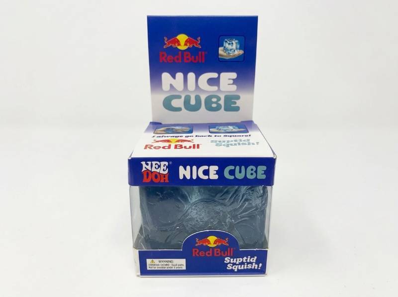lot 98 image: Schylling NeeDoh Nice Cube Squishy Sensory Toy Red Bull Edition