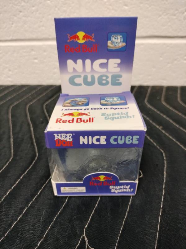 lot 99 image: Schylling NeeDoh Nice Cube Squishy Sensory Toy Red Bull Edition