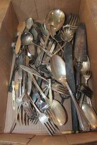 lot 5116 image: Misc. Silverware and More