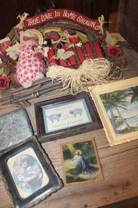 lot 5226 image: Home Dcor Wreath and More