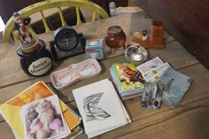 lot 5230 image: Misc. Cards, Paperweight and More