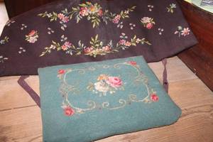 lot 5275 image: Needlepoint Cushions