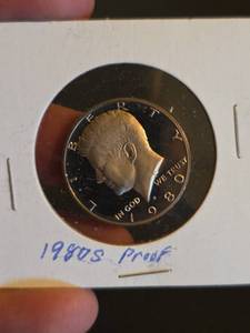 lot 9 image: 1980-S Kennedy Proof half dollar