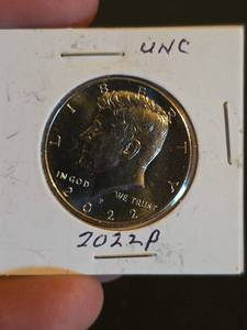 lot 15 image: 2022-P Kennedy Proof half dollar