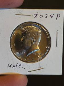 lot 16 image: 2024-D Kennedy Proof half dollar