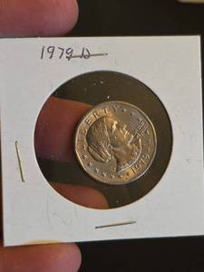 lot 20 image: 1979-D Susan B Anthony dollar coin