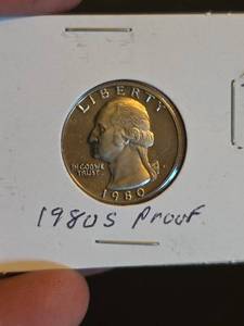 lot 24 image: 1980-S Proof quarter