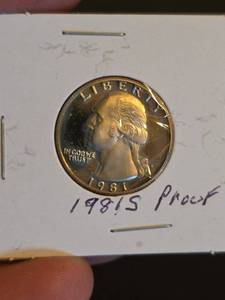 lot 25 image: 1981-S Proof quarter