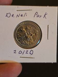 lot 26 image: 2012-D America the Beautiful Denali Park quarter