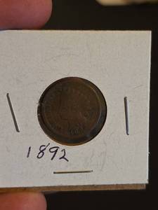 lot 30 image: 1892 Indian head penny