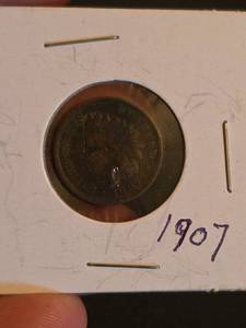 lot 32 image: 1907 Indian head penny