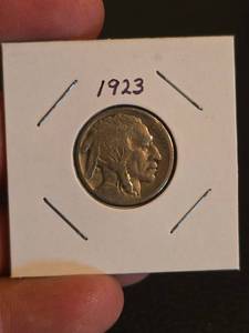lot 36 image: 1923 Buffalo nickle