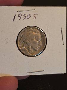 lot 38 image: 1930-S Buffalo nickle