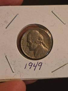 lot 51 image: 1949 Jefferson nickle
